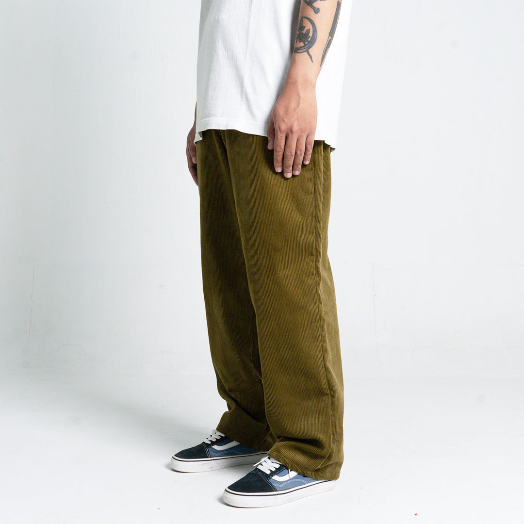 Corduroy Long Pants Green