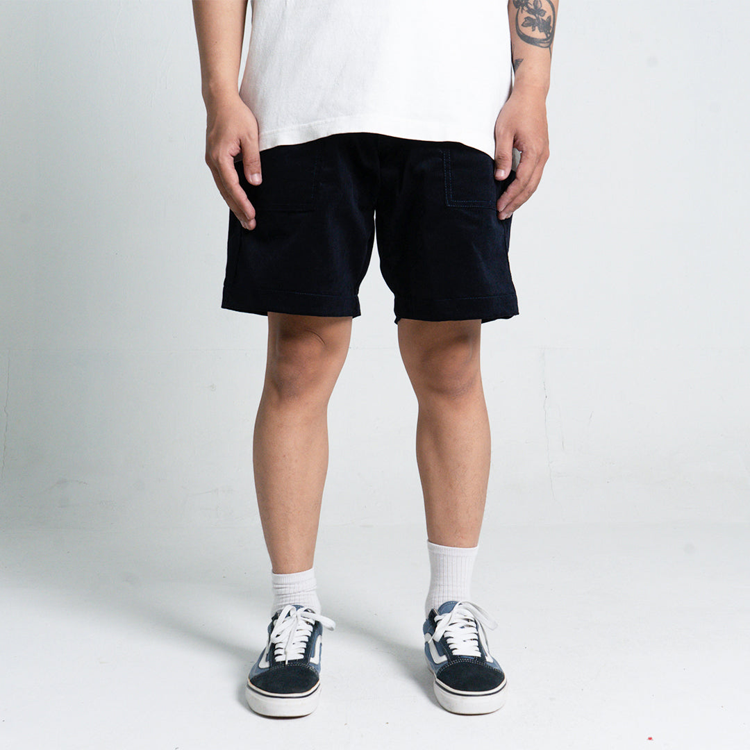 Corduroy Short Pants Navy