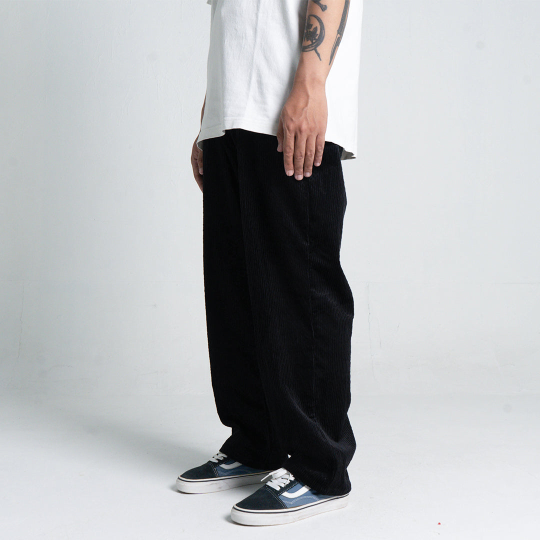 Corduroy Long Pants Black