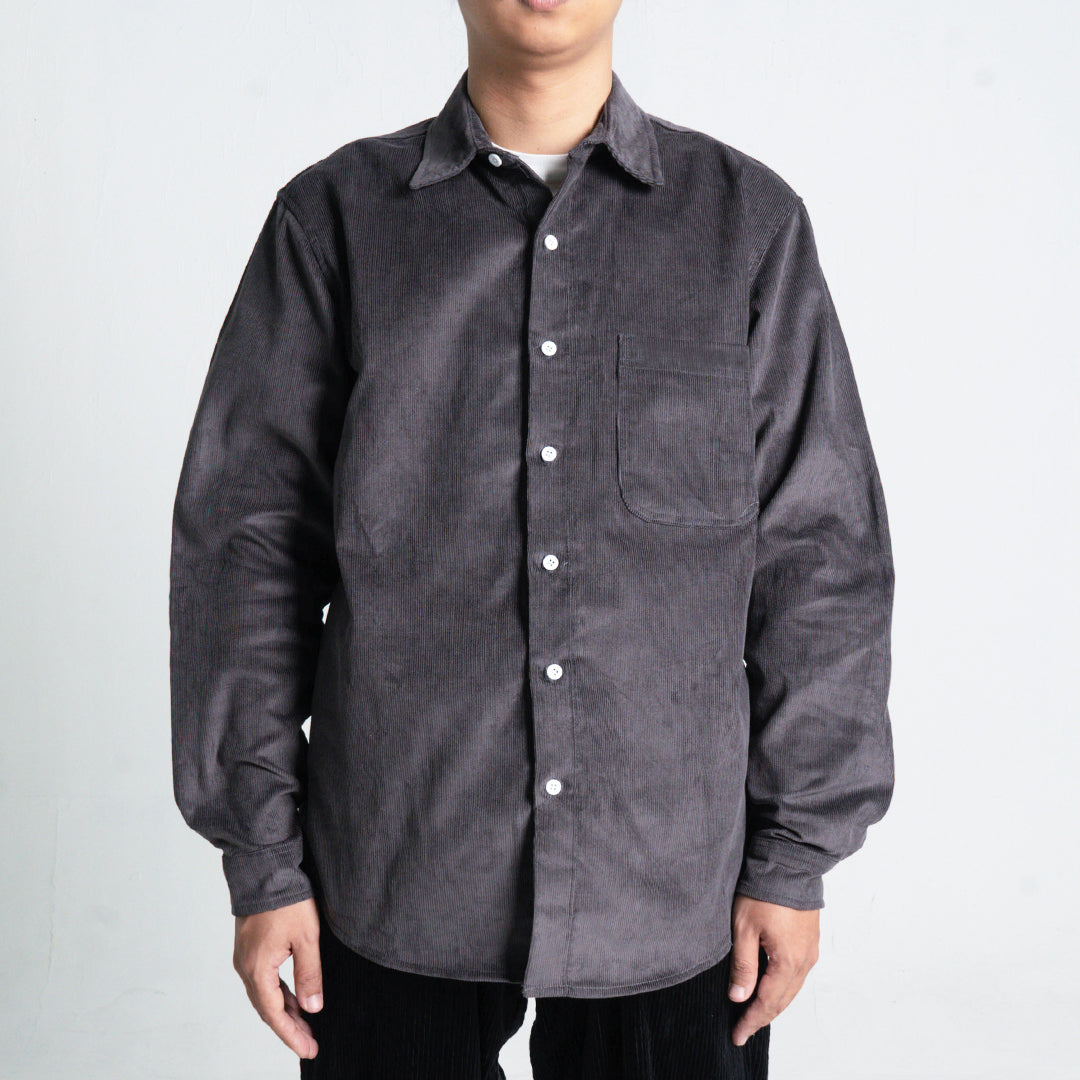 Corduroy Shirt Grey