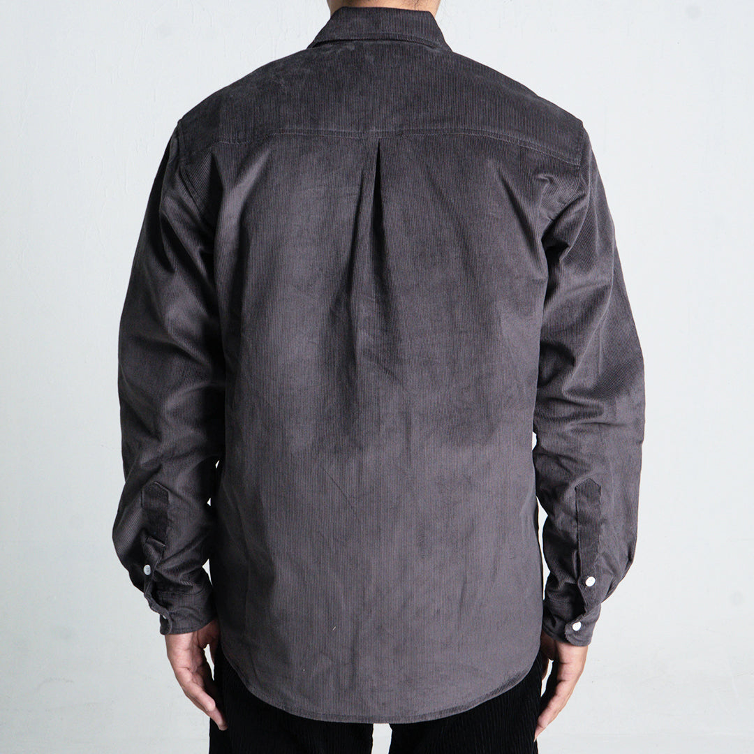 Corduroy Shirt Grey